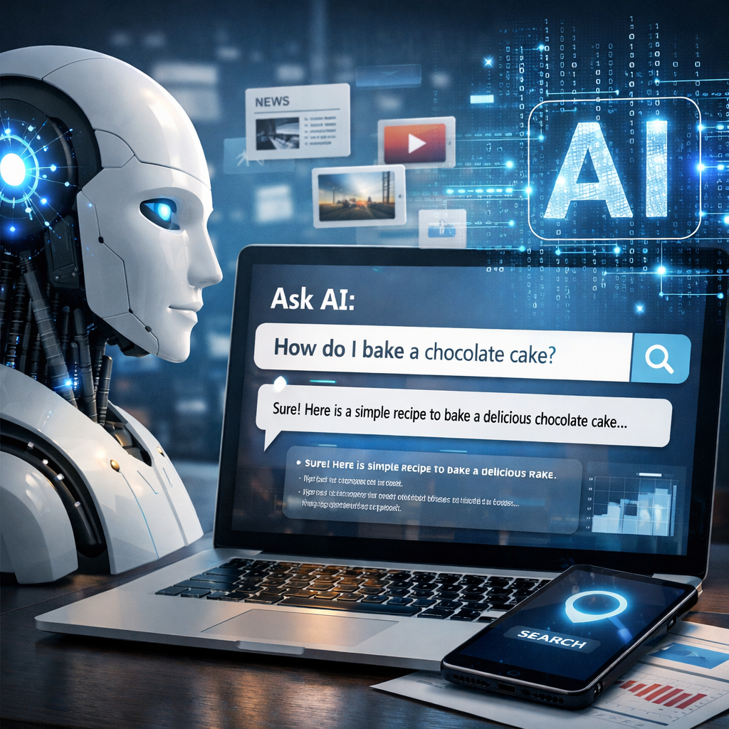 Journalist Tim Ronaldson discusses the impact of AI search engines.